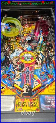 GUNS N ROSES Pinball Machine Data East 1994 2438 GUNS N ROSES Pinball Machine Data East 1994 2438