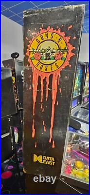 GUNS N ROSES Pinball Machine Data East 1994 2438 GUNS N ROSES Pinball Machine Data East 1994 2438