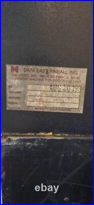 GUNS N ROSES Pinball Machine Data East 1994 2438 GUNS N ROSES Pinball Machine Data East 1994 2438
