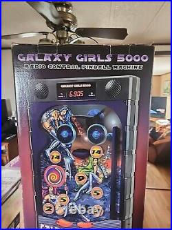 Galaxy Girls 5000 Radio Control Pinball Machine Rare Never Opened Top
