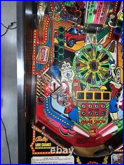 Game Show Pinball Machine 1990 Bally LEDs Free Shipping Price Is Right