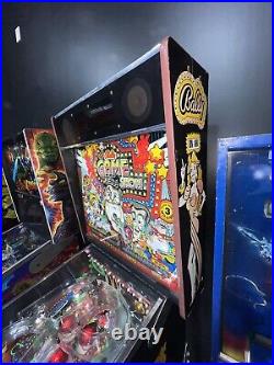 Game Show Pinball Machine by Bally 1990 LEDs Beautiful Free Shipping