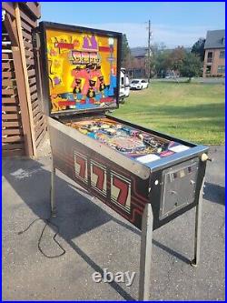 Gameplan 777 Pinball machine
