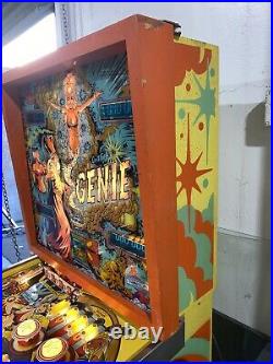 Genie Pinball Machine Gottlieb 1979 Arcade Free Shipping