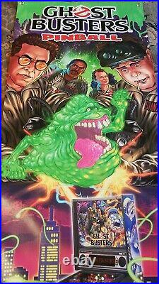Ghostbusters pinball machine Banner -New 24 x 62 -Beautiful Vibrant Colors