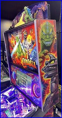 Godzilla Limited Edition Pinball Machine Stern Orange County Pinballs