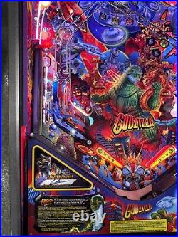 Godzilla Limited Edition Pinball Machine Stern Orange County Pinballs