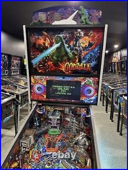 Godzilla Limited Edition Pinball Machine Stern Orange County Pinballs