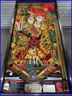 Gorgar Pinball Machine By Williams 1979 Orange County Pinballs FREE SHIPPING