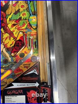 Gorgar Pinball Machine By Williams 1979 Orange County Pinballs FREE SHIPPING