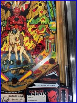 Gorgar Pinball Machine By Williams 1979 Orange County Pinballs FREE SHIPPING