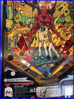 Gorgar Pinball Machine By Williams 1979 Orange County Pinballs FREE SHIPPING