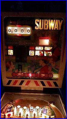 Gottlieb 1966 Subway Vintage Pinball Machine (near Washington, DC)