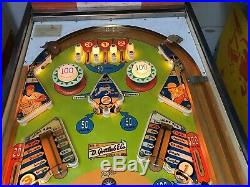 Gottlieb Classic Wedgehead Baseball Pinball Machine 1970
