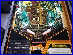 Gottlieb El Dorado City of Gold Pinball Machine Shopped and Working