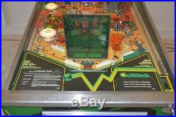 Gottlieb Haunted House 1982 Pinball Machine Widebody with 3 levels