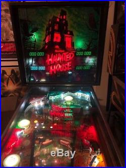 Gottlieb Haunted house pinball 1982 with LED's, works great! Arcade