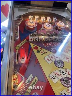 Gottlieb Lucky Hand Pinball Machine LEDs Arcade Game Sales Fort Lauderdale