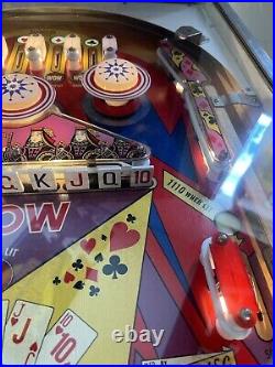 Gottlieb Lucky Hand Pinball Machine LEDs Arcade Game Sales Fort Lauderdale
