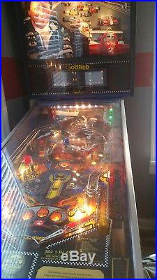 Gottlieb Mario Andretti Pinball Arcade Machine