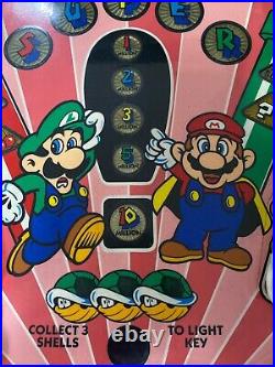 Gottlieb Nintendo Super Mario Bros Pinball Machine Nice Leds 1992