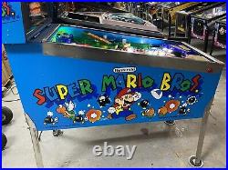Gottlieb Nintendo Super Mario Bros Pinball Machine Super Nice Leds 1992