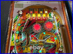 Gottlieb Sinbad Pinball Machine 1980 Prof Techs Leds Nice 10 Drop Targets