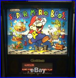 Gottlieb Super Mario Bros Pinball Machine Leds Nice Nintendo