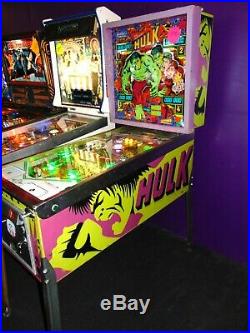 Gottlieb The Incredible Hulk Pinball Machine
