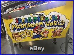 Gottlieb Ultra Rare Super Mario Bros Mushroom World 1 Of 519 Leds Nintendo