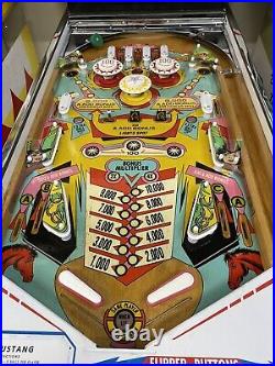 Ground Up Restored Gottlieb Mustang Classic Pinball Machine