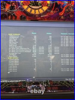 Guns N Roses Not In This Lifetime Ce Collectors Edition Pinball Machine 500 Made
