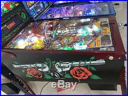 Guns N Roses Pinball Machine By Data East Free Shipping