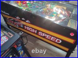 HIGH SPEED Pinball Machine Williams 1986 FREE SHIPPING LOWER 48 W BIN HIGH SPEED Pinball Machine Williams 1986 FREE SHIPPING LOWER 48 W BIN