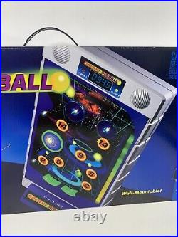 HTF RARE 2002 SHARPER IMAGE GALAXY R/C WALL MOUNT PINBALL With REMOTE BRAND NEW