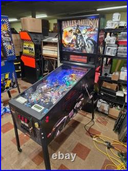 HUO 1999 Sega HARLEY DAVIDSON pinball machine Shopped LED'ed FREE SHIPPING