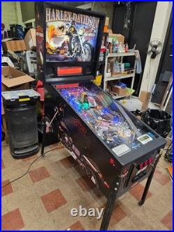 HUO 1999 Sega HARLEY DAVIDSON pinball machine Shopped LED'ed FREE SHIPPING