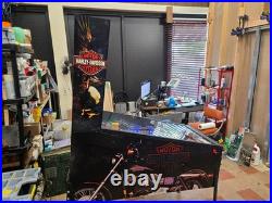 HUO 1999 Sega HARLEY DAVIDSON pinball machine Shopped LED'ed FREE SHIPPING