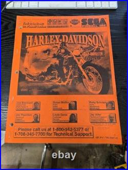 HUO 1999 Sega HARLEY DAVIDSON pinball machine Shopped LED'ed FREE SHIPPING