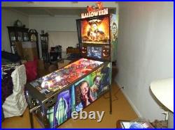 Halloween Collectors Edition Pinball with Butter Cabinet Perfect Condition