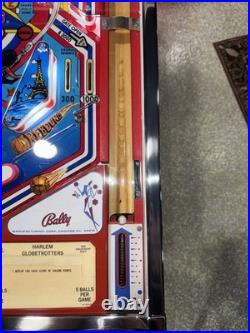 Harlem Globetrotters Pinball Machine Bally 1979 Orange County Pinballs Free Ship