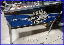 Harley Davidson Pinball Machine Bally Free Shipping 1991 LEDS