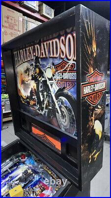 Harley Davidson Pinball Machine Sega Stern Free Shipping 1999 LEDS