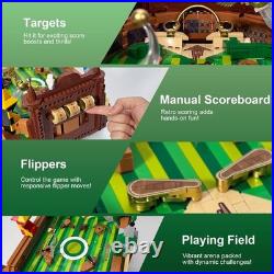 Harry Pinball Machine Building Sets for Adults, Motorized Arcade Board Game w