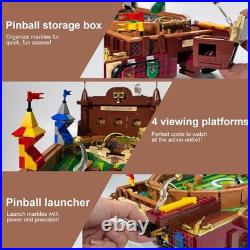 Harry Pinball Machine Building Sets for Adults, Motorized Arcade Board Game w