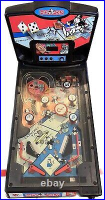 Hasbro MONOPOLY Electric Pinball Machine 2000 Very Good Condition AC/DC plug