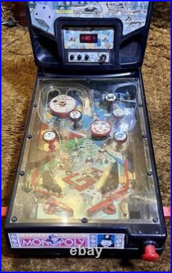 Hasbro Monopoly Electronic Pinball Machine Game Vintage 2000 (Has The Legs)