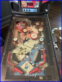 Hasbro Monopoly Tabletop Pinball Machine Game 2000 TESTED with Legs & Power Cord