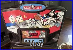 Hasbro Monopoly Tabletop Pinball Machine Game 2000 TESTED with Legs & Power Cord