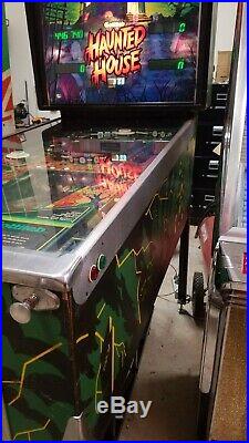 Haunted House Pinball Machine with NOS backglass and new CPU